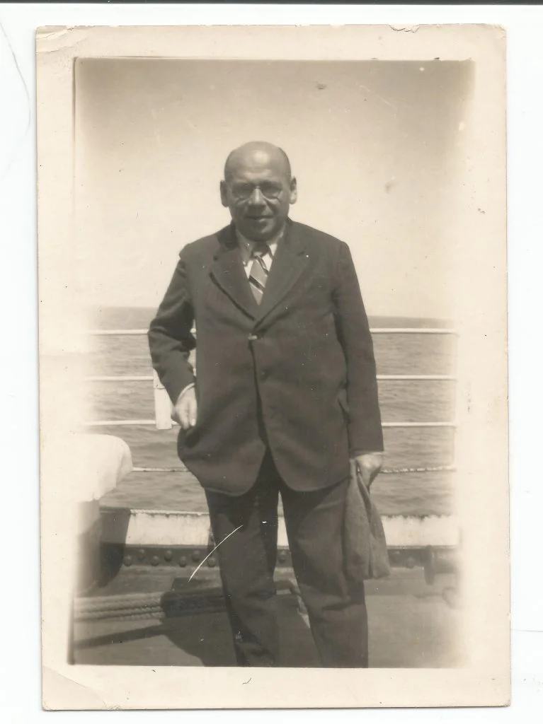 Willy Cohn on the ship Mariette Pasha