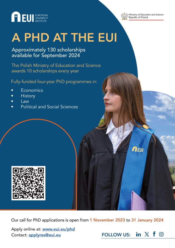 Programy doktorskie European University Institute (EUI) we Florencji