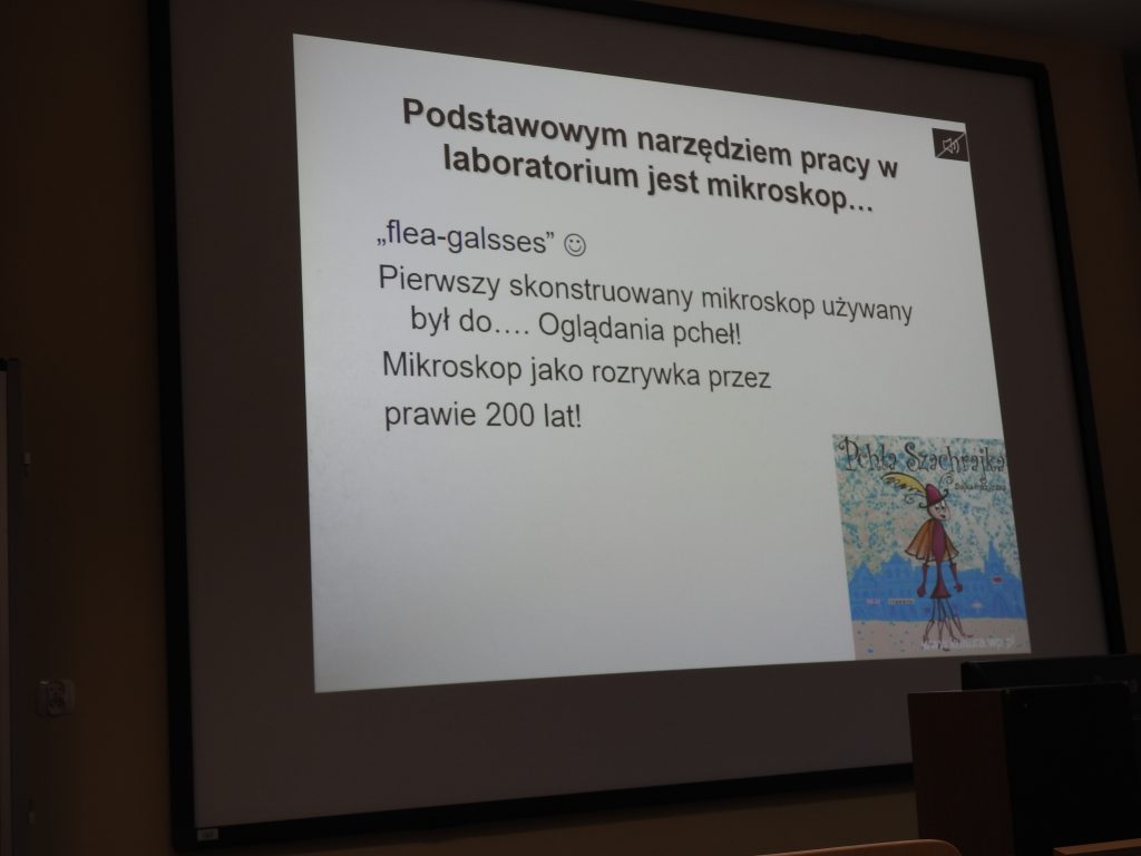 Wykład na Wydziale Mikrobiologii UWr