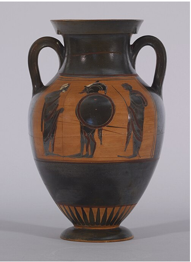 Amfora grecka (czarnofigurowa), domena publiczna