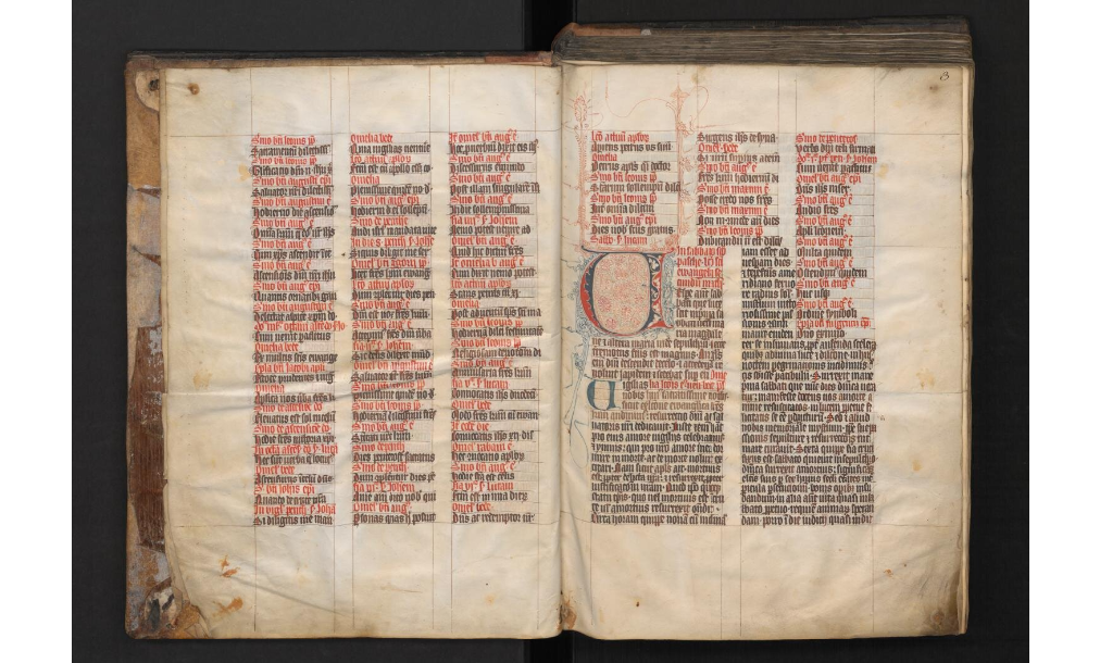 Augustyn Lectionarium sermonum et homiliarum Sanctorum Patrum de tempore (Biblioteka cyfrowa UWr)